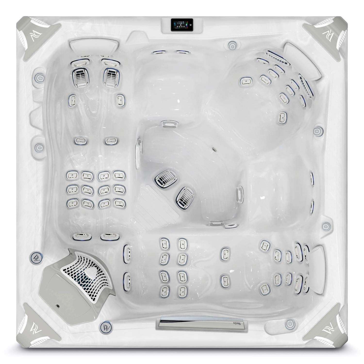 Everest Life Essential 3 Everest Life Essential – 5-osobowa wanna z hydromasażem Wellis